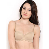 Amante Confidence Nude-Coloured Balconette Bra BCMW11