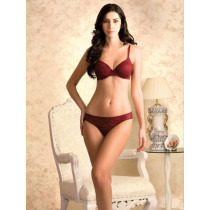 Amante Maroon T-Shirt Bra