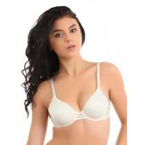 Amante White Medium-Coverage Plunge Bra BCSB01
