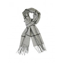 Arrow Men Black & White Scarf