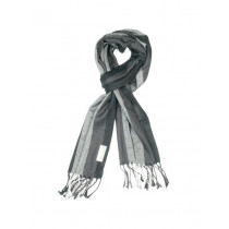 Arrow Men Black Striped Scarf