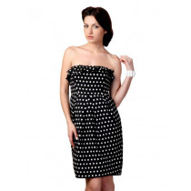 Avirate Black Polka Dot Dress