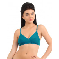 Biara Women Turquoise Blue Bra