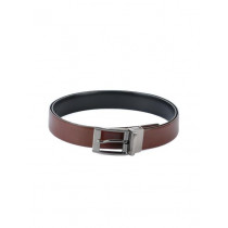Bulchee Men Brown And Black Reversible Belt