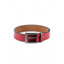 Bulchee Men Red Leather Belt