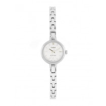 CASIO ENTICER Women White Dial Analogue Watch A653