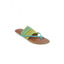 Catwalk Women Green & Blue Sandals