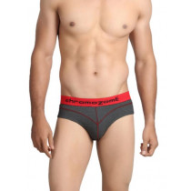 Chromozome Men Charcoal Melange Briefs