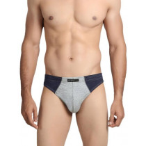 Chromozome Men Grey Melange Brief
