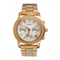 DKNY Women White Dial Chronograph Watch
