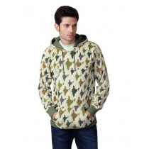 Do u speak green Men Printed Beige Sweatshirt