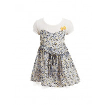 Doodle Girls Blue Printed Dress