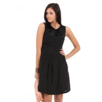 Elle Women Black A-Line Dress
