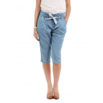 Elle Women Blue Capris