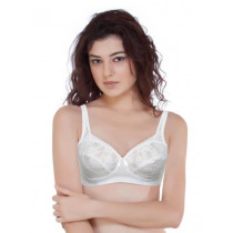 Enamor White Full Figure Bra