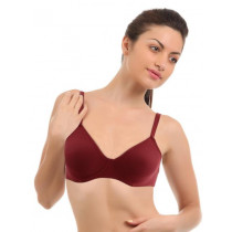 Enamor Women Smooth Red Bra