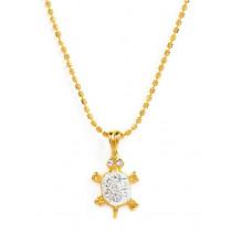 Estelle Women Gold Pendant with Chain