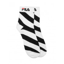 Fila Men White Ankle Dig Logo-H Socks