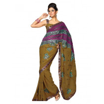 FNF Brown Wedding Collection Sari