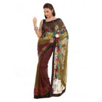 FNF Brown Wedding Collection Sari