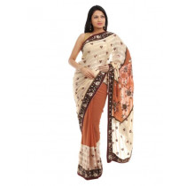 FNF Orange & Cream Collection For Wedding Sari