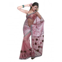 FNF Pink Collection for Wedding Wear Sari