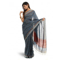 Fabindia Maroon Sari