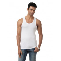 Facit Men White Facit Innerwear Vest