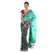 FNF Green Sari