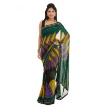 FNF Multi Coloured Printed Sari
