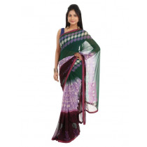 FNF Multi Coloured Printed Sari