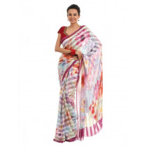 FNF Multi Coloured Printed Sari