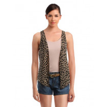 Femella Women Black & Beige Shrug