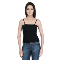 Femella Women Black Spaghetti Top