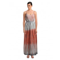 Femella Women Grey & Coral Dress