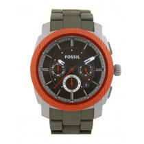 Fossil Men Olive Green Dial Chronograph Watch FS4660