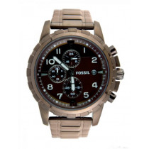 Fossil Men Quartz Brown Dial Chronograph Watch FS4645