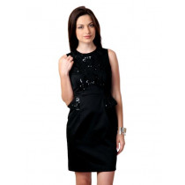 French Connection Women Black Dress