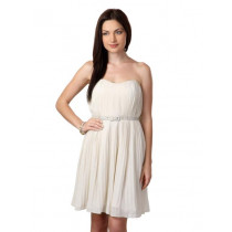 French Connection Women Cream Dress