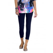 French Connection Women Navy Blue Leggings