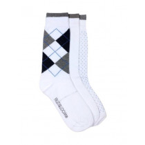 Fruit of the Loom Men White Pack of Three Socks
