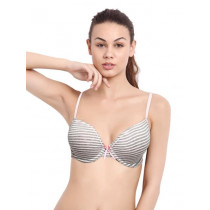 Garfield Women Grey Melange Striped Bra GFA12-004