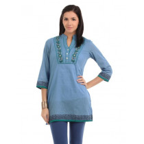 Global Desi Women Blue Tunic