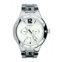 Guess Women G Hype Silver Watch