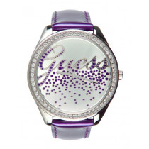 Guess Women Grey Dial Watch with Swarovski Elements W70036L4