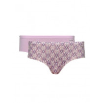 Hanes Women Pack of Two No Panty Line - Cotton Stretch Hipsters