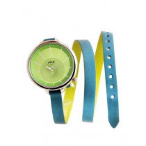 Helix Women Green Dial Watch