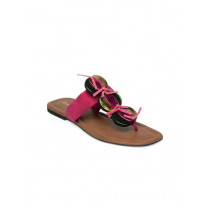 Inc 5 Women Pink & Tan Sandals
