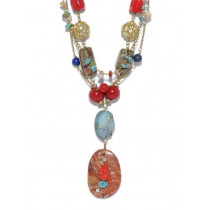 Ivory Tag Women Radical Being Multicolour Necklace