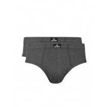 Jockey ELANCE Men Charcoal Pack of 2 Briefs 1009
